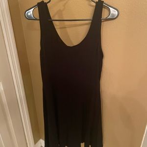 Skinny strap, black Express dress, size L.